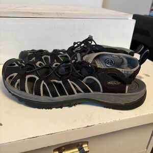 KEEN Whisper Women's 9.5 Sandal 5124 Black READ DESCRIPTION